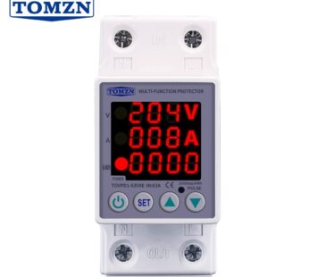 TOMZN VOLTAGE PROTECTOR WITH V/A & KWH DISPLAY