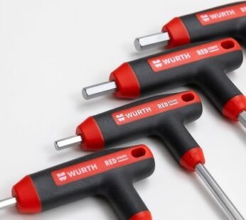 WURTH T-HANDLE 6MM ALLEN KEY SCREWDRIVER
