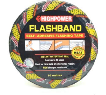 HIGHPOWER FLASHBAND SELF-ADHESIVE FLASHING TAPE 50MM 2″ X 10 METRE HP1916