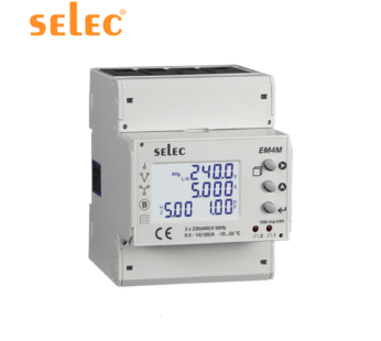 SELEC EM4M 3-Phase Din Rail mount Energy meter