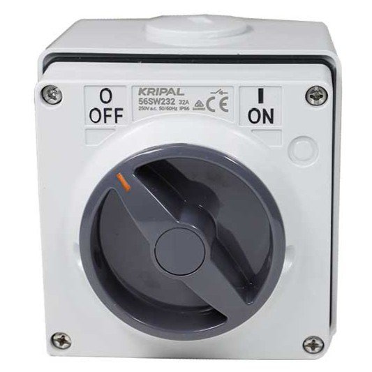 KRIPAL 2 POLE 32A LOCKABLE AC ISOLATOR (56SW232) IN SRI LANKA, GENERAL POWER ELECTRIC