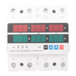 3 PHASE 4 WIRE 100A ADJUSTABLE VOLTAGE, PHASE SEQUENCE AND CURRENT PROTECTOR IN SRI LANKA