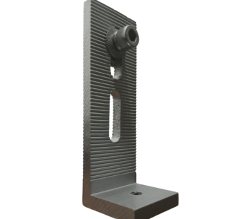 EXTENDED SERRATED DOUBLE HOLE L FOOT FOR SOLAR PV RAILING INSTALLATIONS