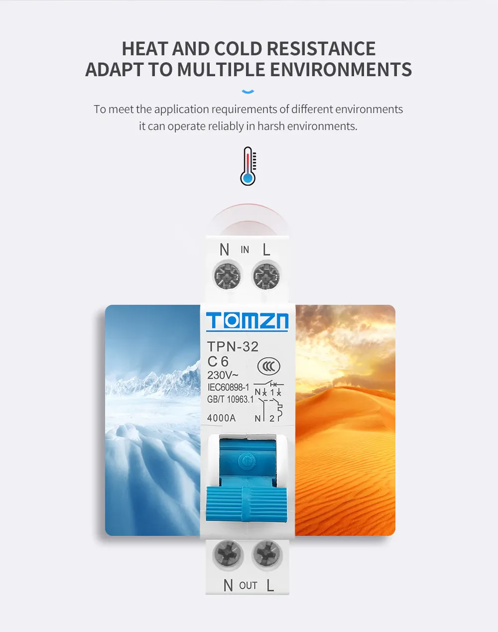 TOMZN TPN-32 COMPACT 2P HOUSEHOLD AC MCB IN SRI LANKA