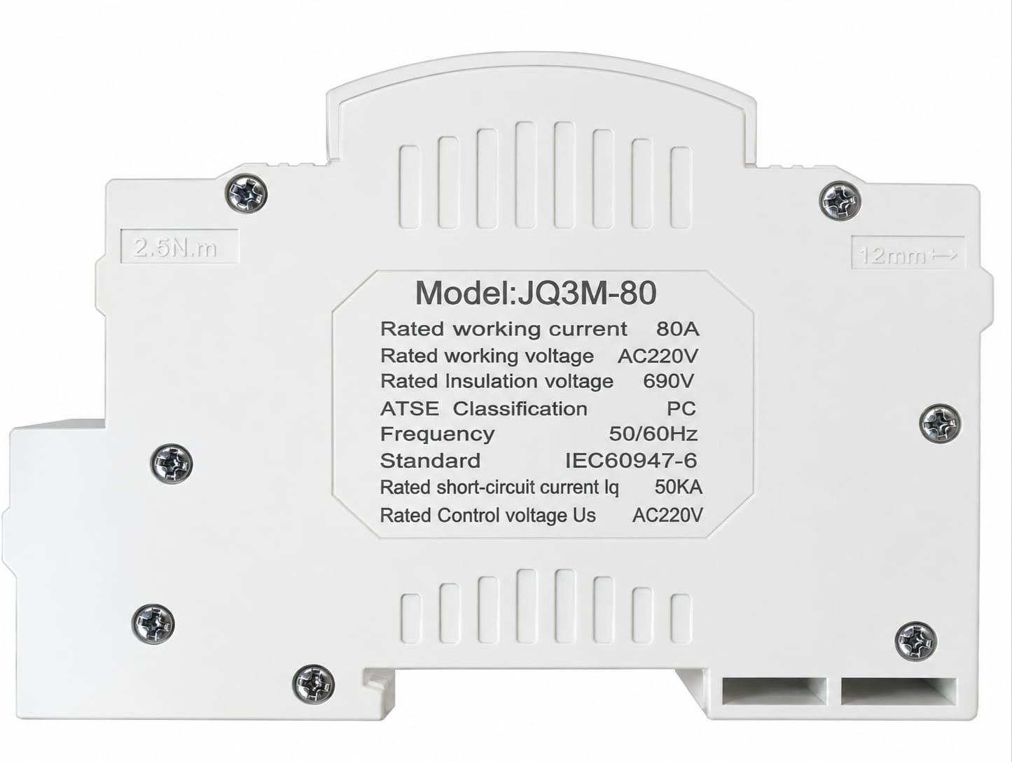 DUAL POWER AUTOMATIC TRANSFER SWITCH SINGLE PHASE - Image 3