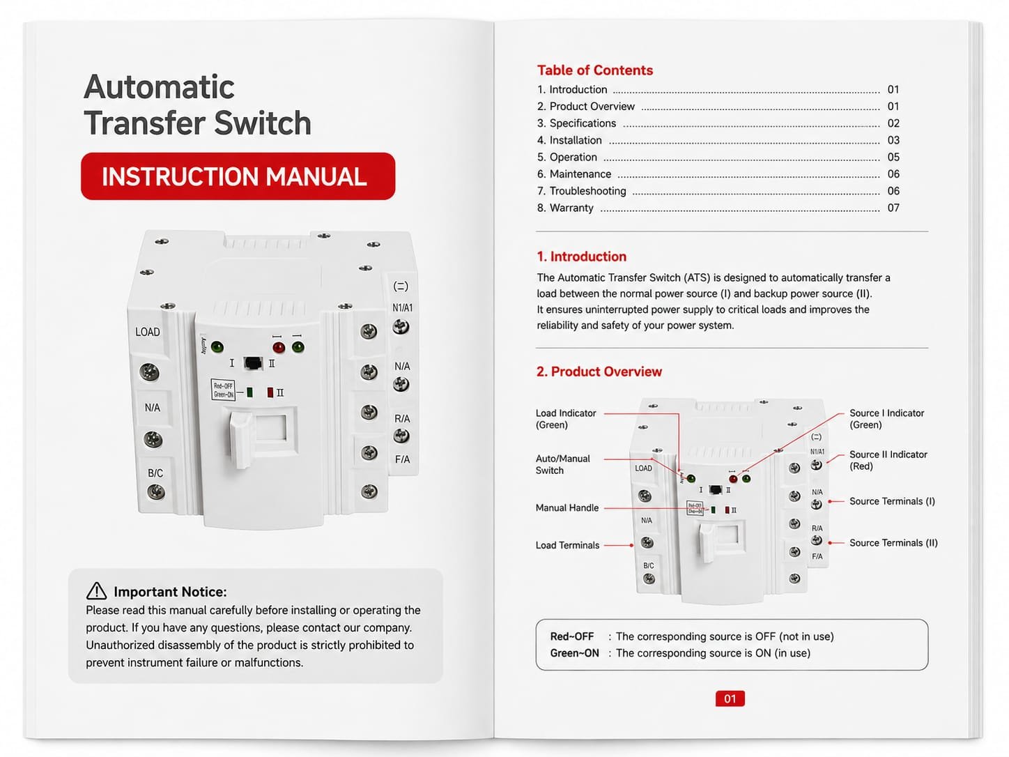 DUAL POWER AUTOMATIC TRANSFER SWITCH SINGLE PHASE - Image 5
