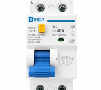DVOLT RCCB DL2 40A 2P 30mA